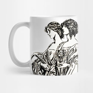 Romantic medieval girls Mug